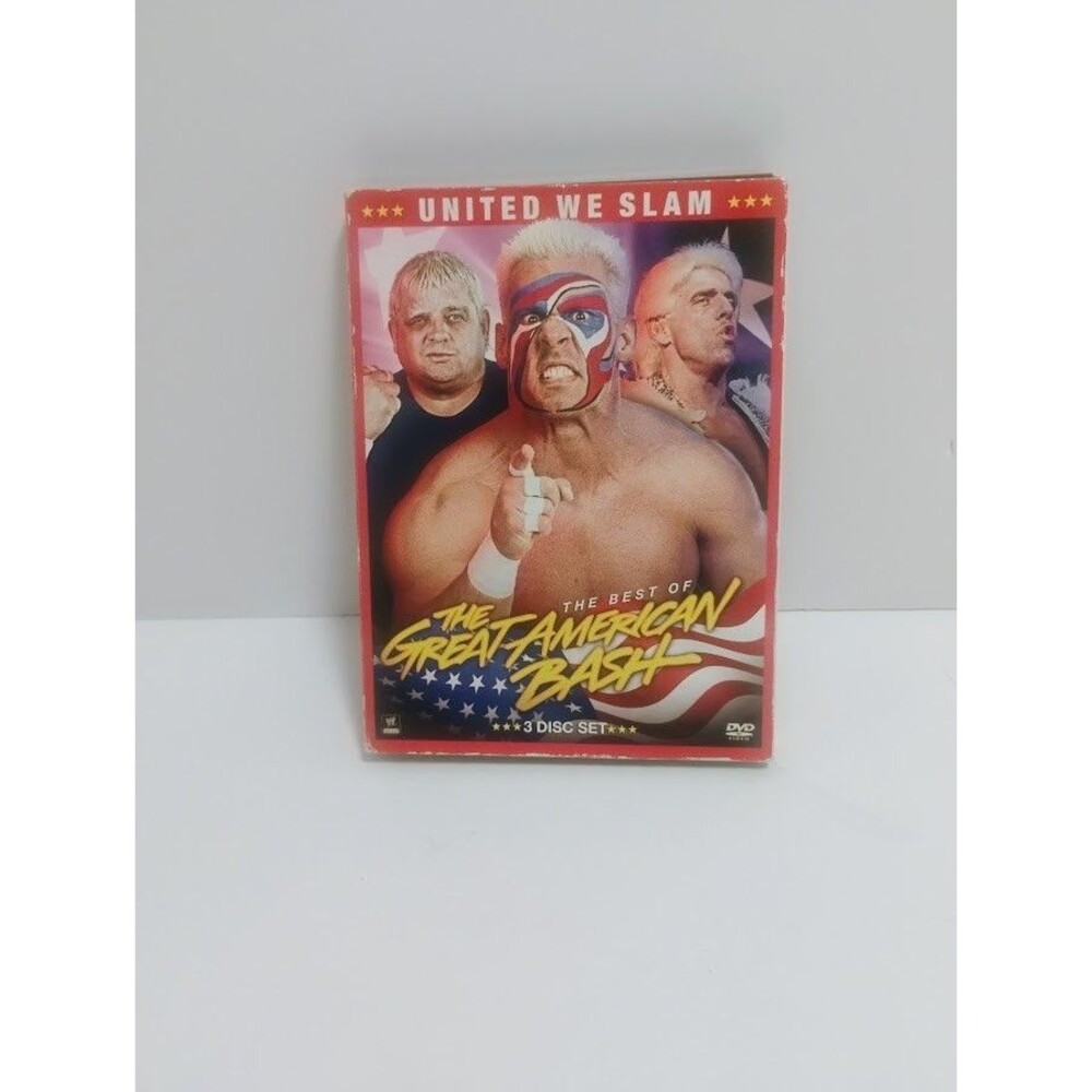 WWE HOME VIDEO THE BEST OF THE GREAT AMERICAN BASH 3 DISC DVD SET UNITED WE SLAM